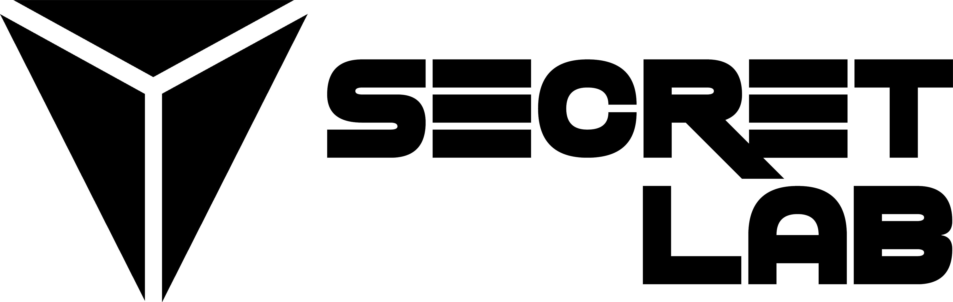 Transparent SecretLab Logo(black font)